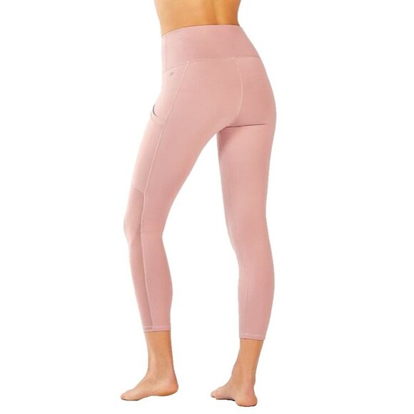 Fabletics Define PowerHold Mid Rise Legging SZ XS check measurements Pink blush - Picture 1 of 10